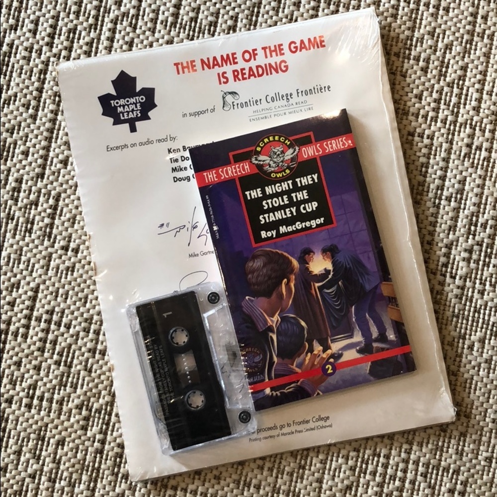 Vintage! ‘The Night They Stole The Stanley Cup’ Book & Cassette Tape